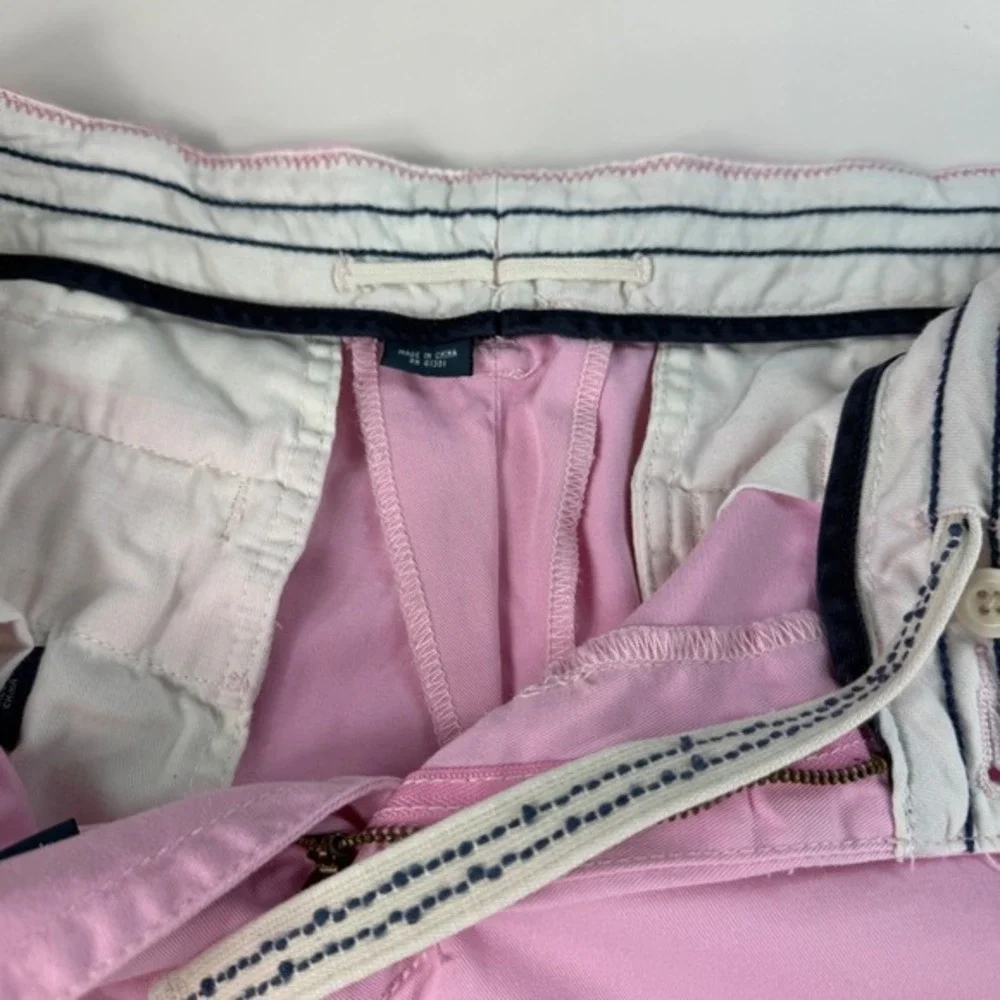 Vintage Polo Ralph Lauren Mens 34 Chino Shorts Pink Cotton Vintage Preppy Casual